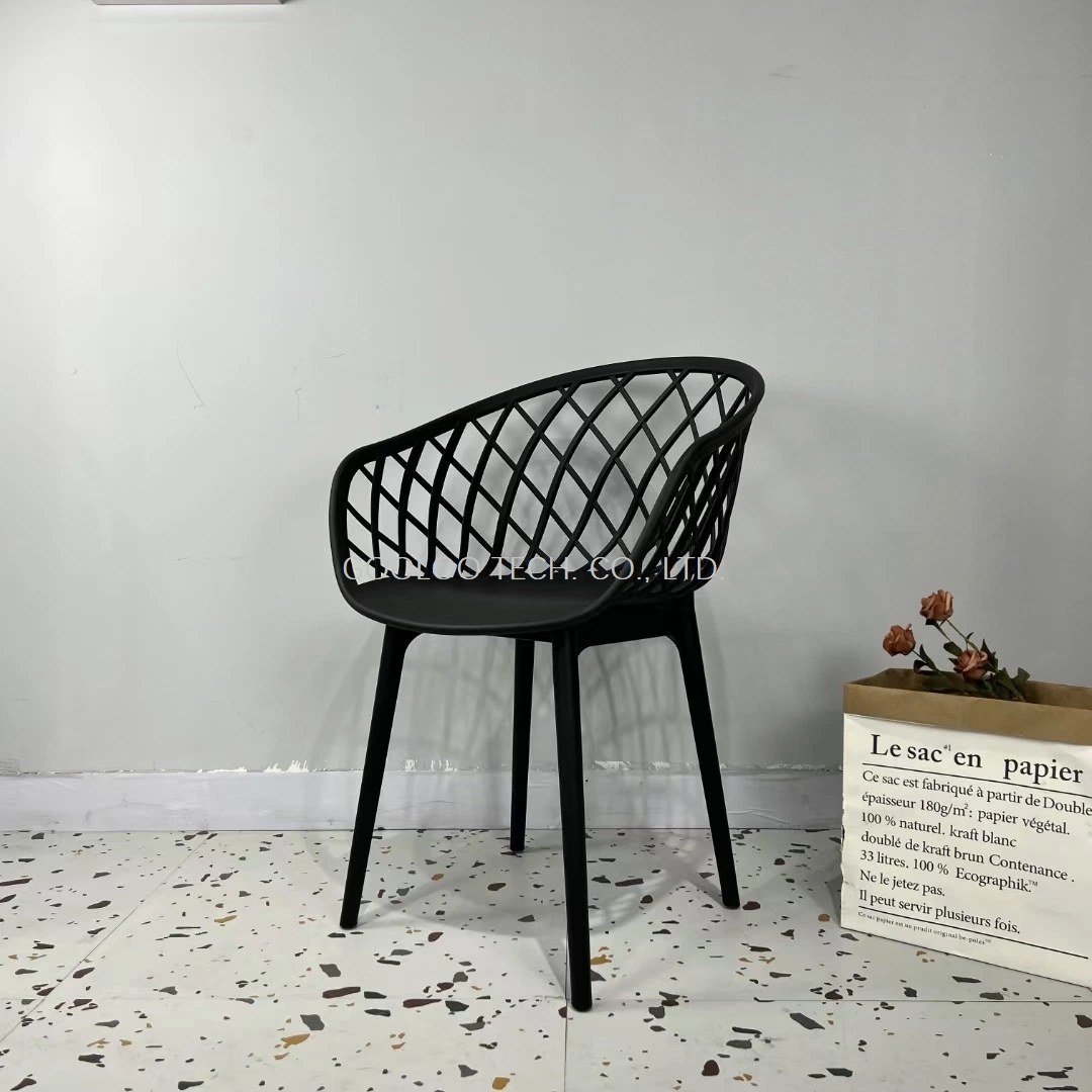 Modern PP Plastic Stackable Restaurant Furniture School Refectory Chair