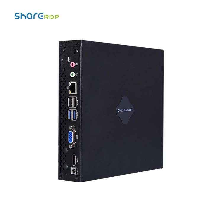 Sharerdp Thin PC con un procesador de núcleo cuádruple8-7410 micro ordenador de torre