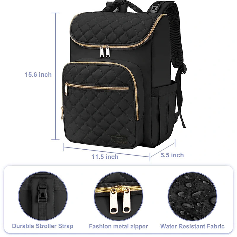 Multipurpose Durable Diaper Bag for Travel with Inslulated Pockets