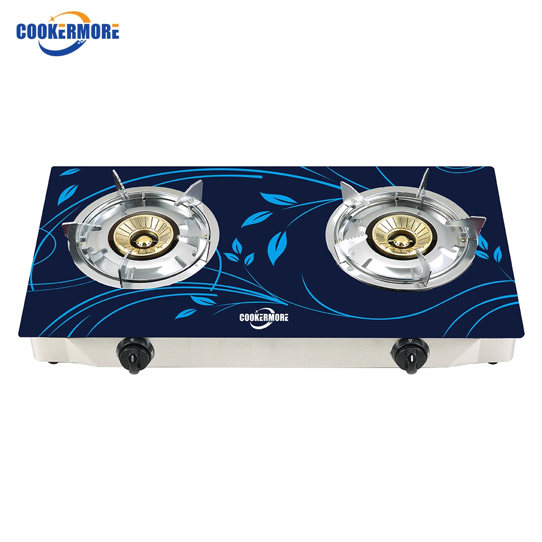 Factory OEM Flippable 2 Burners Household Cooktops Kitchen Flame out Protection Stainless Steel Ng LPG Gas Stove