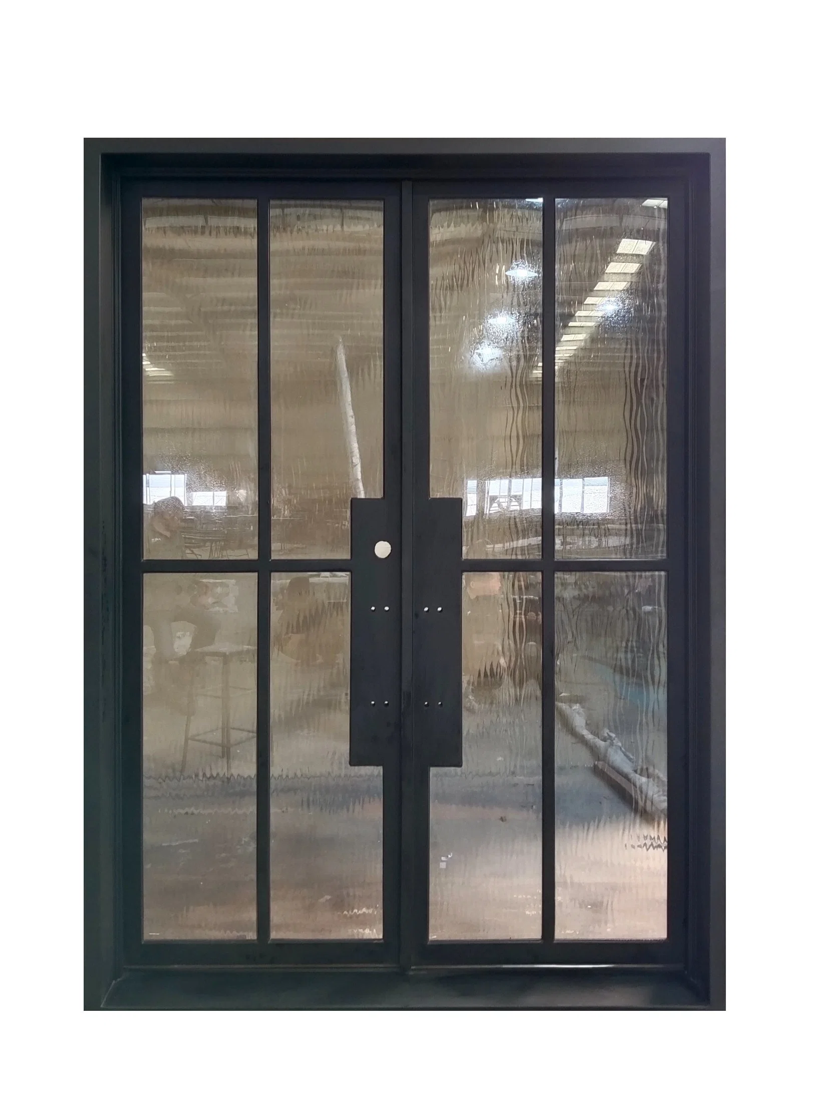 French Style Exterior/Interior Wrought Iron Steel Metal Doors Windows