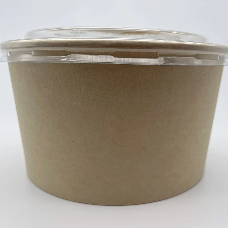 Oil Resistant Food Grade Disposable Bamboo Salad Bowl for Kids