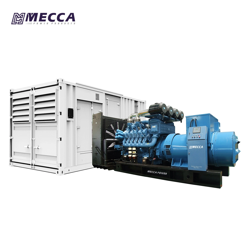 Schallisolierte Industriedieselaggregat 500/800/1000/2000/2200/2500/3000 kW kVA Mitsubishi/SME/MTU/Weichai Elektrischer Standby-Generator Von Baudouin