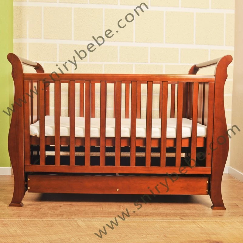 Pine Wood Multifunctional Bed Newborn Movable Children Babies Bedroom Furniture