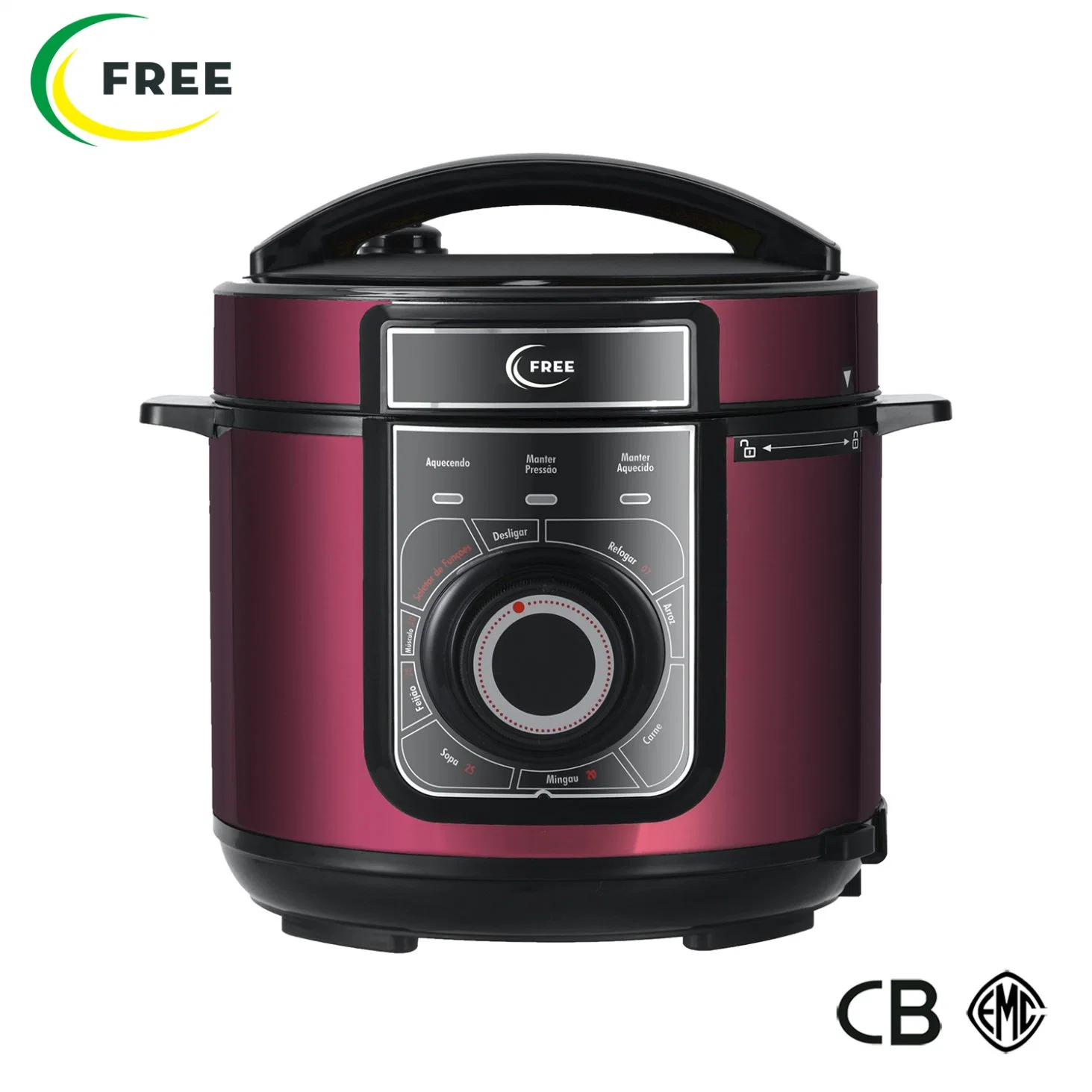 New Model 6L Smart Electric Pressure Cooker Rice Cooker with Knob Control