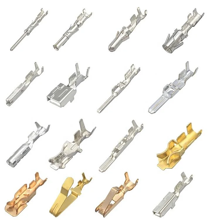 Chain Electrical Cable Crimp Terminales Non Insulated Solderless Faston Flag Spade Male Female Terminals