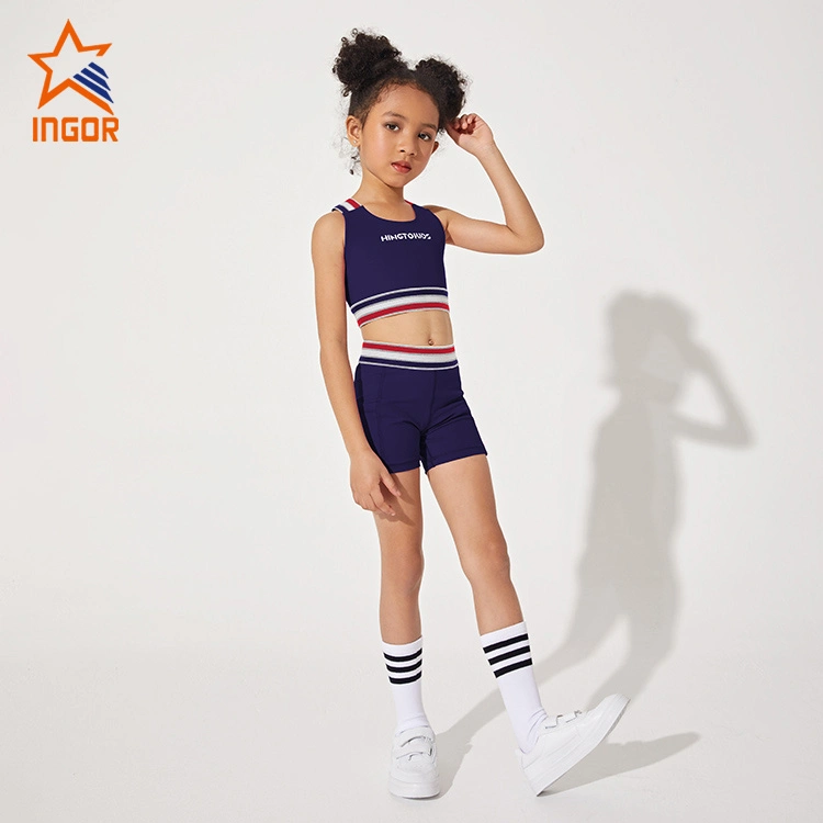 5%off Ingorsports Kids Clothing Cross Back Elastic Top & Two Side Pocket Design Short Children Sports Wear