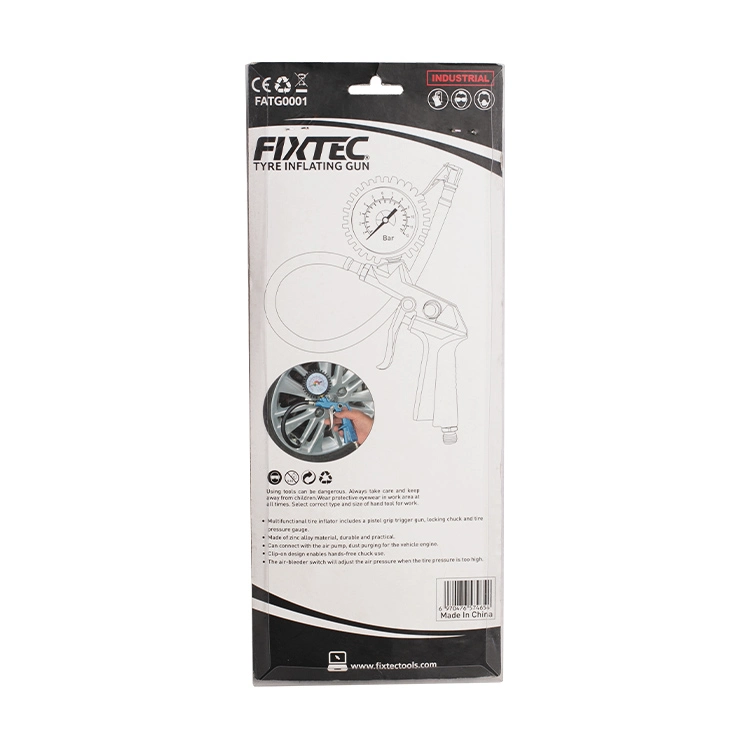 وحدات نفخ الإطارات Fixtec 115psi ضاغط الهواء 1/4 بوصة ′ الإطار المحمول المنفاخ