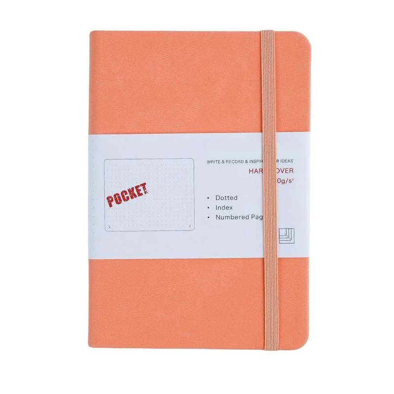 Wholesale/Supplier Cheap Stocking A5 with Elastic String PU Material Hard Surface Notebook