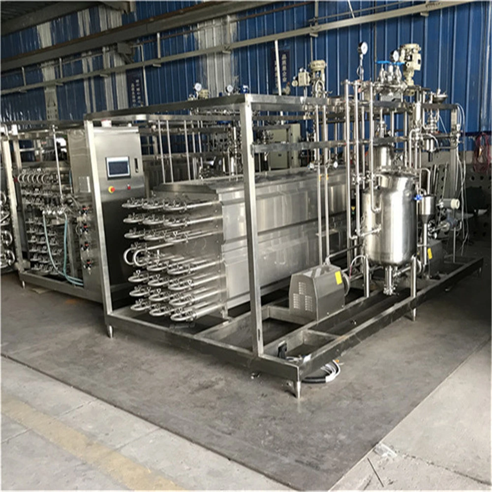 Sanitary Steam Full Automatic Flash Uht Tubular Sterilizer for PLC