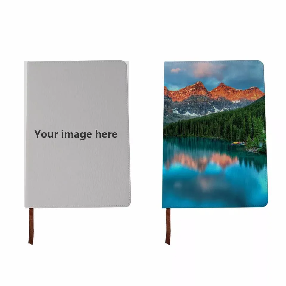 Personalize Custom Blank Cover and Size Gift Notepad PU Leather Notebook