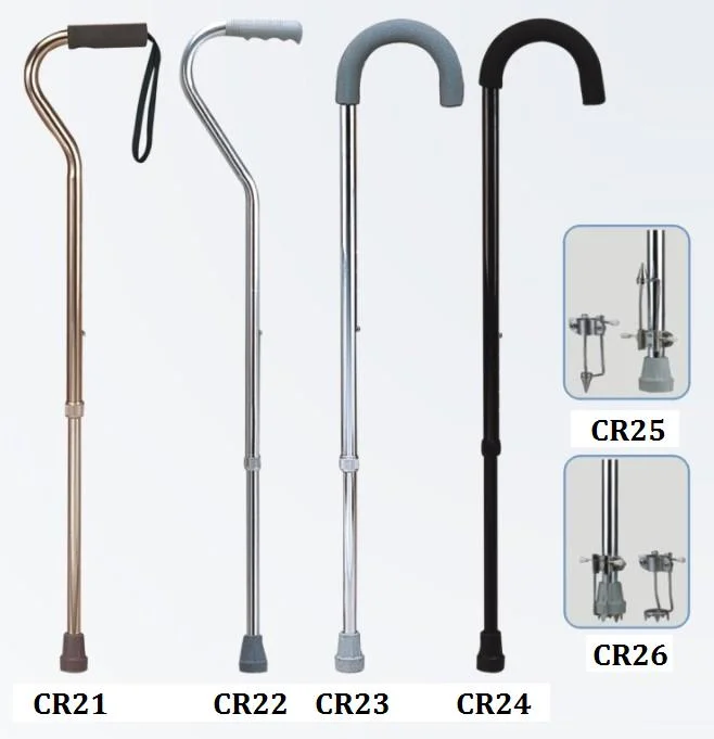 Personnes handicapées à marcher le coude d'aluminium béquille Stick Sc-Cr21-24 de canne à sucre