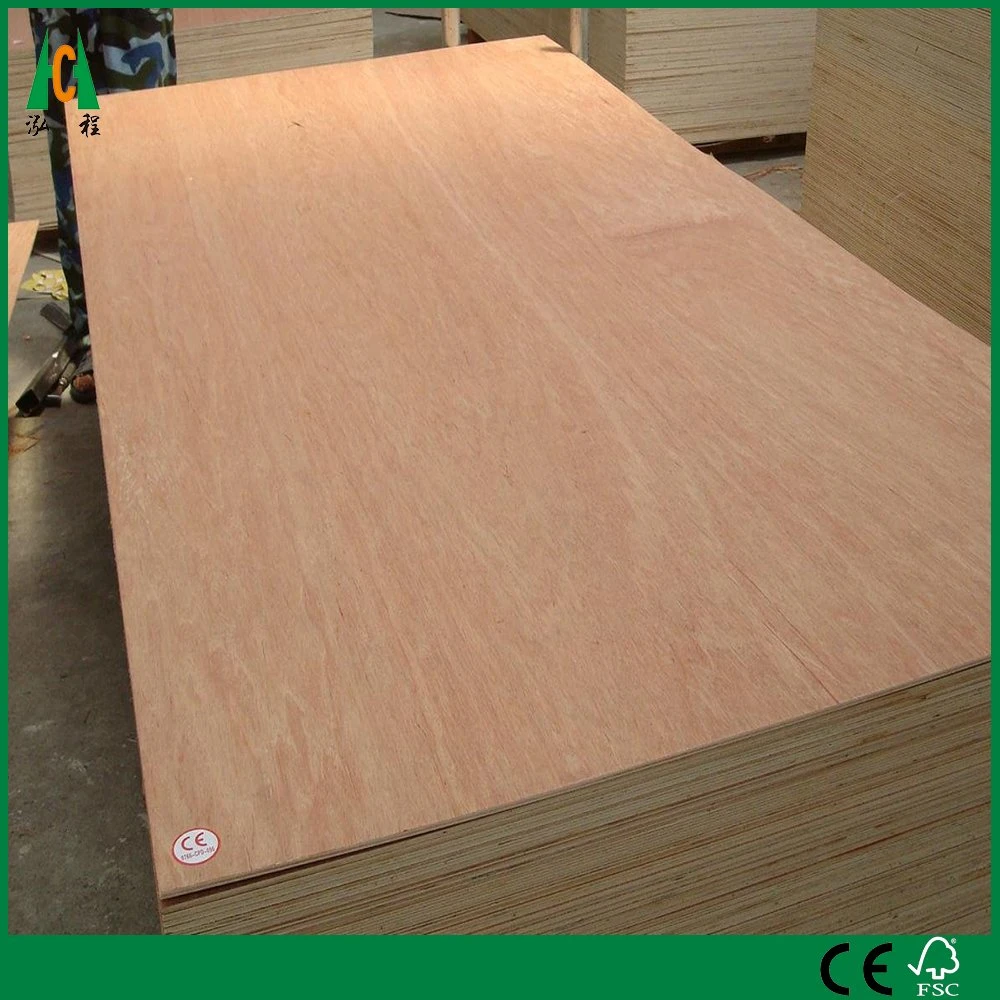 Factory-Poplar comerciales Core Tablero contrachapado para muebles