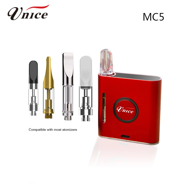 Custom Color High Capacity 650mAh 900mAh Vaporizer LED Adjustable Battery