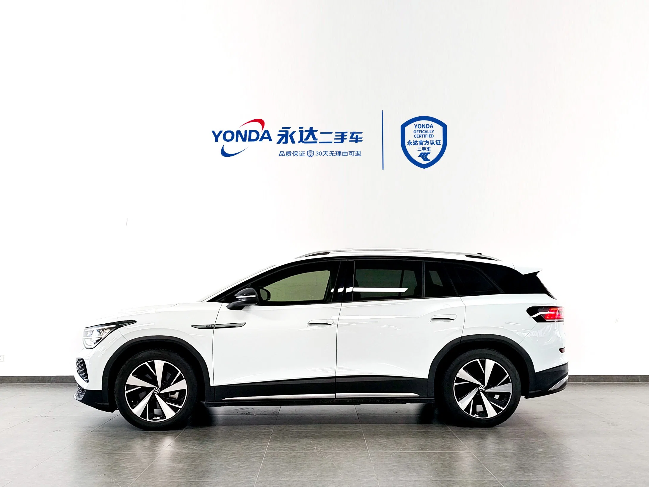 VW ID6 X PRO 2021-2023 Real Used Electric Car White 7-местный автомобиль с левосторонним рулевым управлением