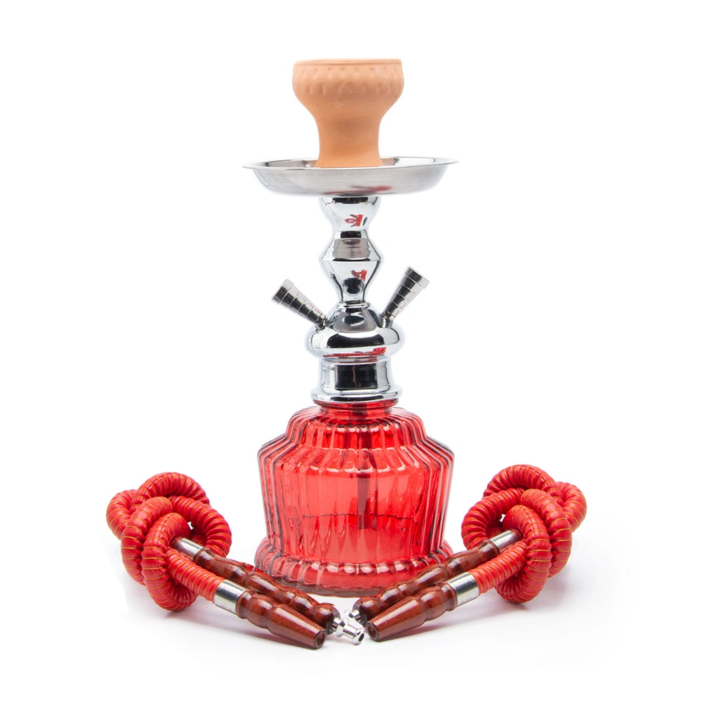 Arab Glass Hookah Bonging Shisha Wasserpfeifen Narguile Komplette Topf Shisha Schlauch Hookah Mund Shisha Schüssel Rauchen Shisha Zubehör mit Eisenkäfig