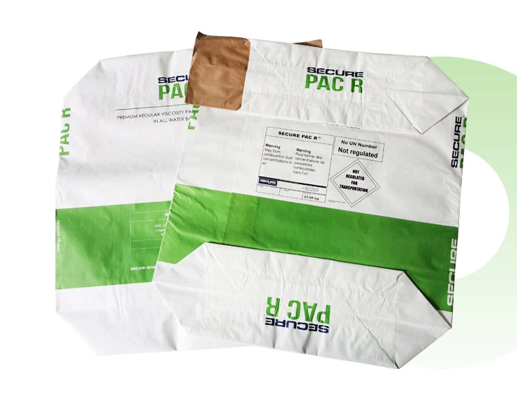 Papier Kraft blanc 3 couches 50 kg 20 kg 3 plis, 2 couches Avec Flexo Print PPC/OPC Block Bottom valve ciment 25 kg plat Sac en papier Kraft inférieur