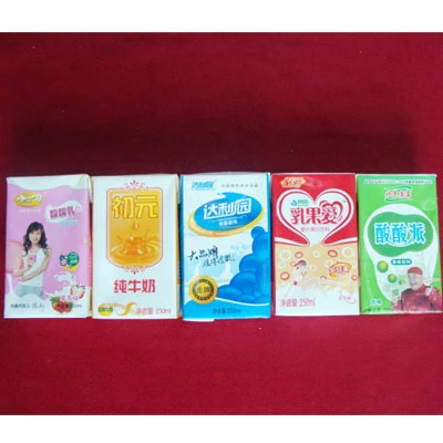 Aseptic Packaging Paper Box for Milk