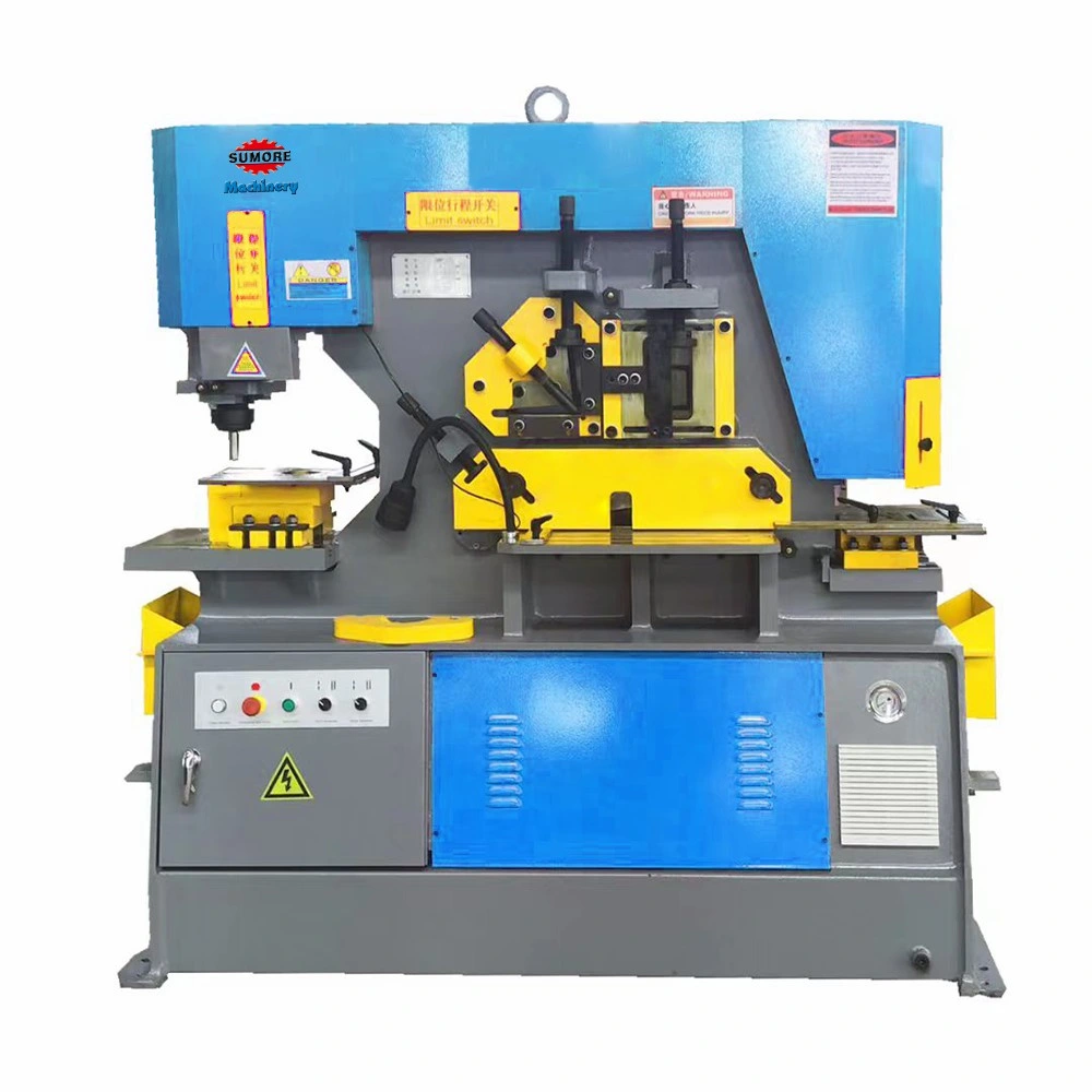 Normal Horizontal Sumore Cutting Fold Bend Hydraulic Ironworker Machine with High Quality