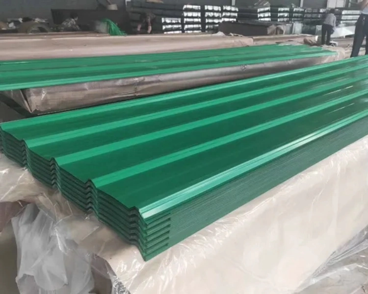 Corrugated Plastic Roof Tile Sheet Prepainted Galvanized Steel Sheet