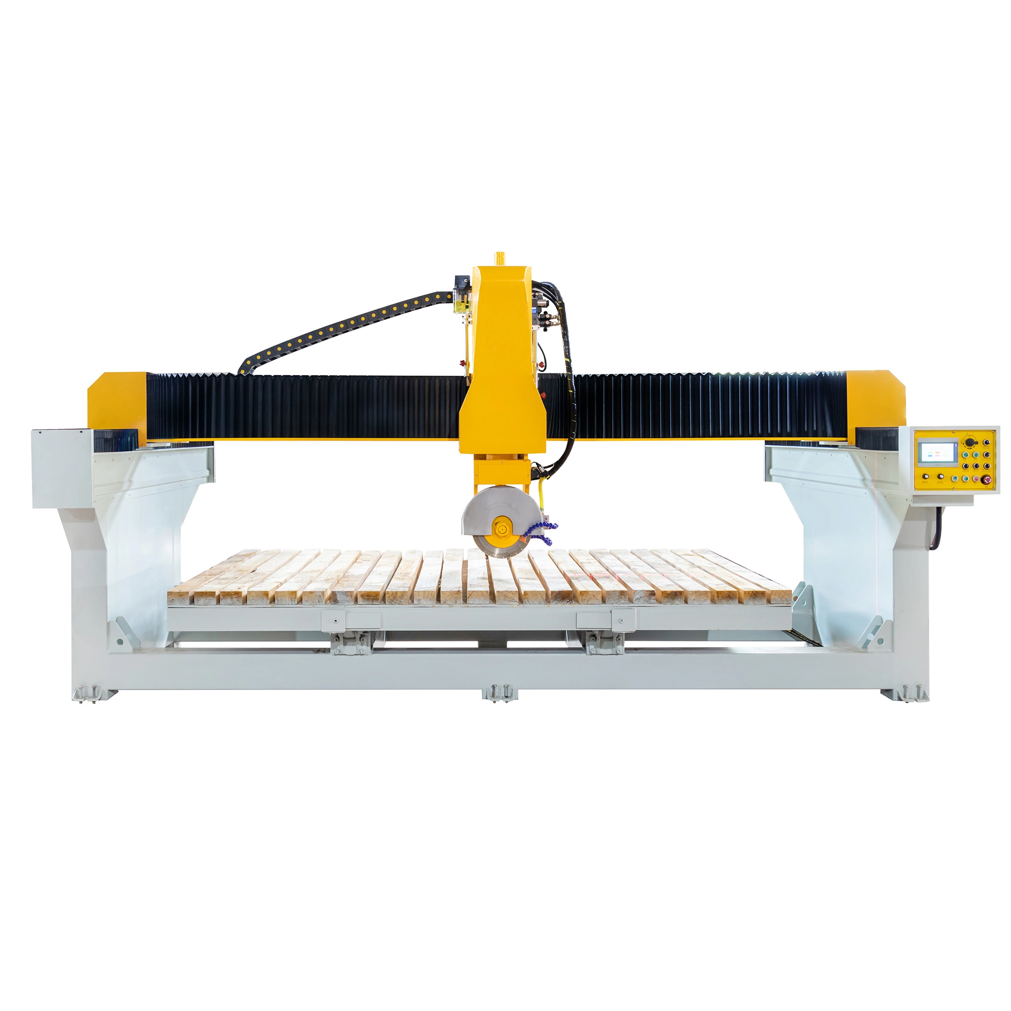 3 Axis Infrared Bridge Saw Tile Granite Quartz Laser Stone Cutting Machine