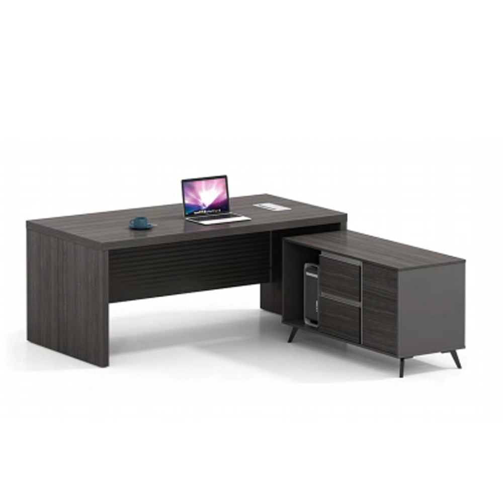 El reborde de la CEO de modernos de madera en forma de L Muebles de Oficina Ejecutiva de gestor de escritorio personalizar el espacio de oficina escritorio ejecutivo