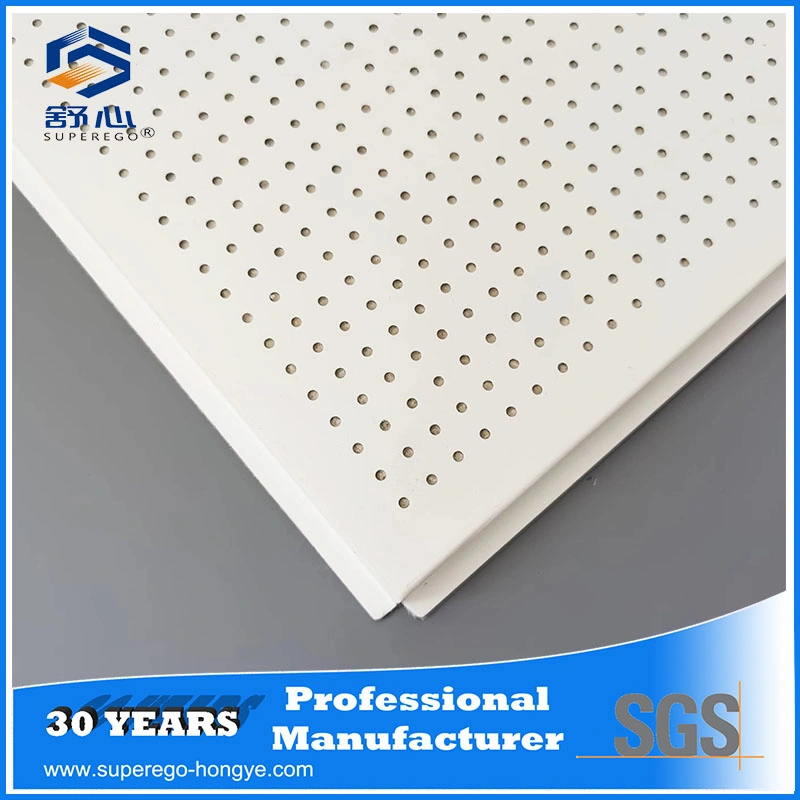 600X600X9.8mm (0.8) Aluminum Mineral Fiber Composite Board