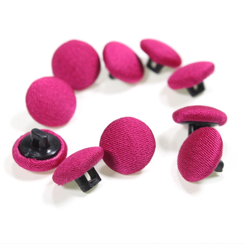 Mushroom Buttons Fabric Cloth Covered Bread Shape Aluminum Bottom Buckle Sofa, Headwear Accessories