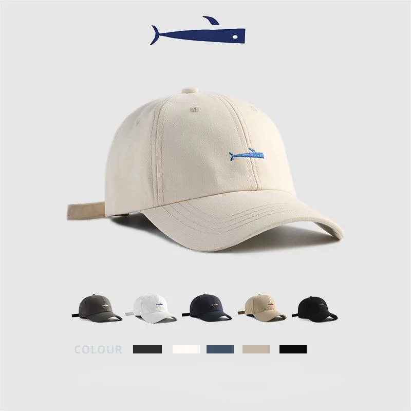 Simple Solid Color Embroidery Sport Sunshade Baseball Cap