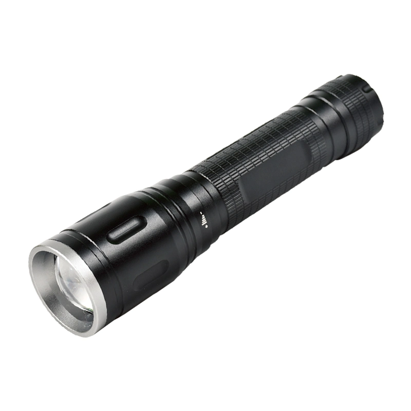 Brightenlux Super Bright Metallic 3c Dry Battery Rechargeable Portable Mini 5 Modes LED Zoomable Torch Light