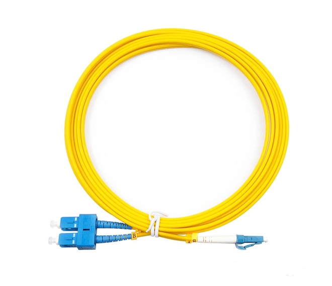 LC-LC monomodo Simplex marcação 9/125 SO2 LSZH Patch cable Óptico