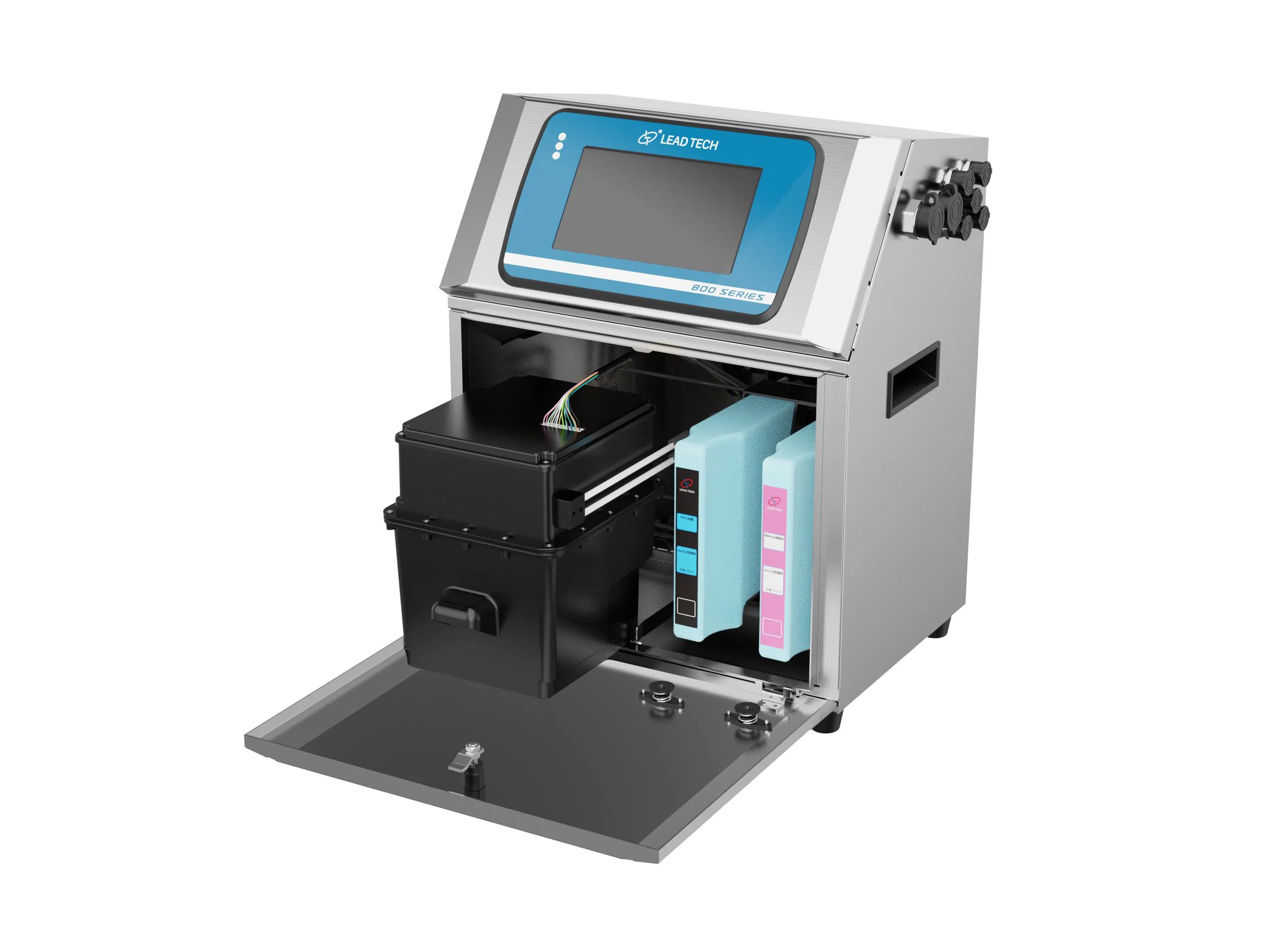 Barcode Expiry Date Printer with Cij Inkjet Date Coding Machine