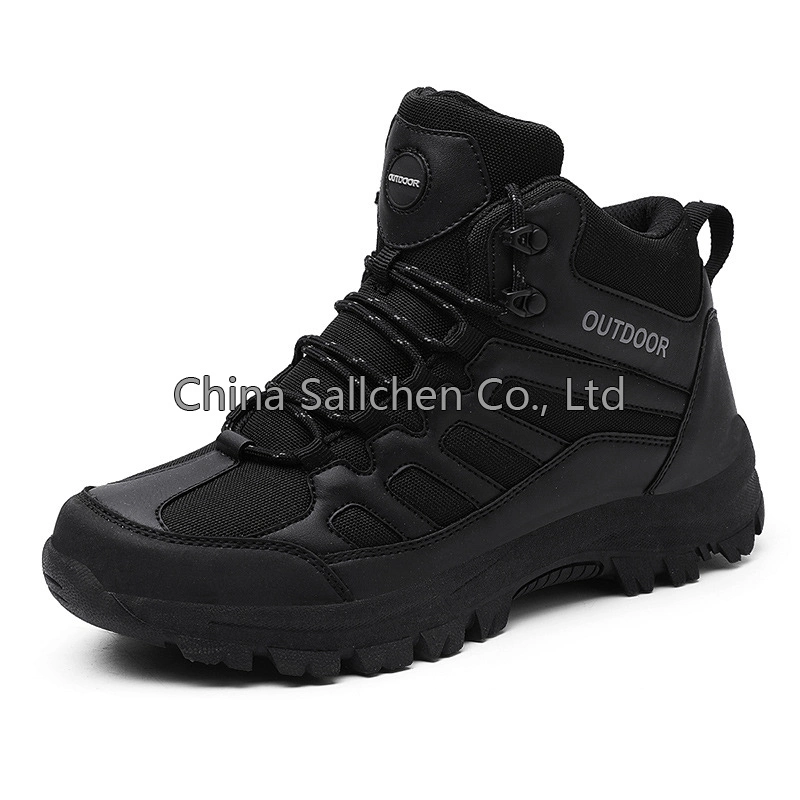 Autumn and Winter High Top Large Size Mountaineering Shoes Men's Shoes