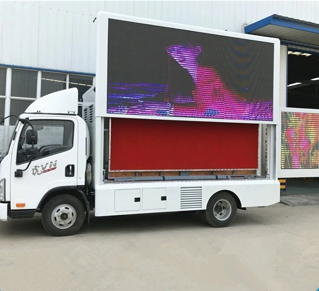 Painel de publicidade LED de apresentação móvel para camiões/reboques/carros móveis