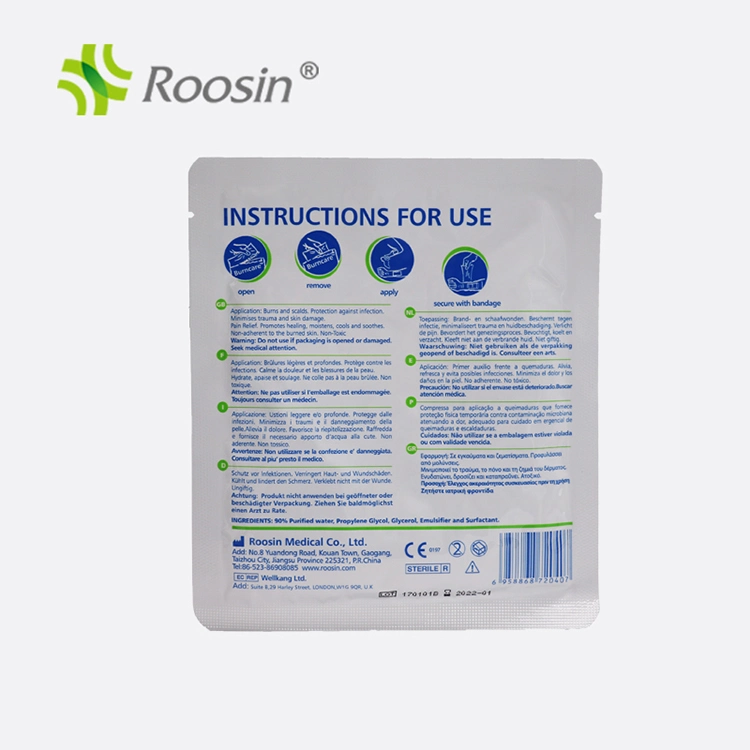 Produits Roosin Burn Care pour premiers soins ce/FDA/ISO13485