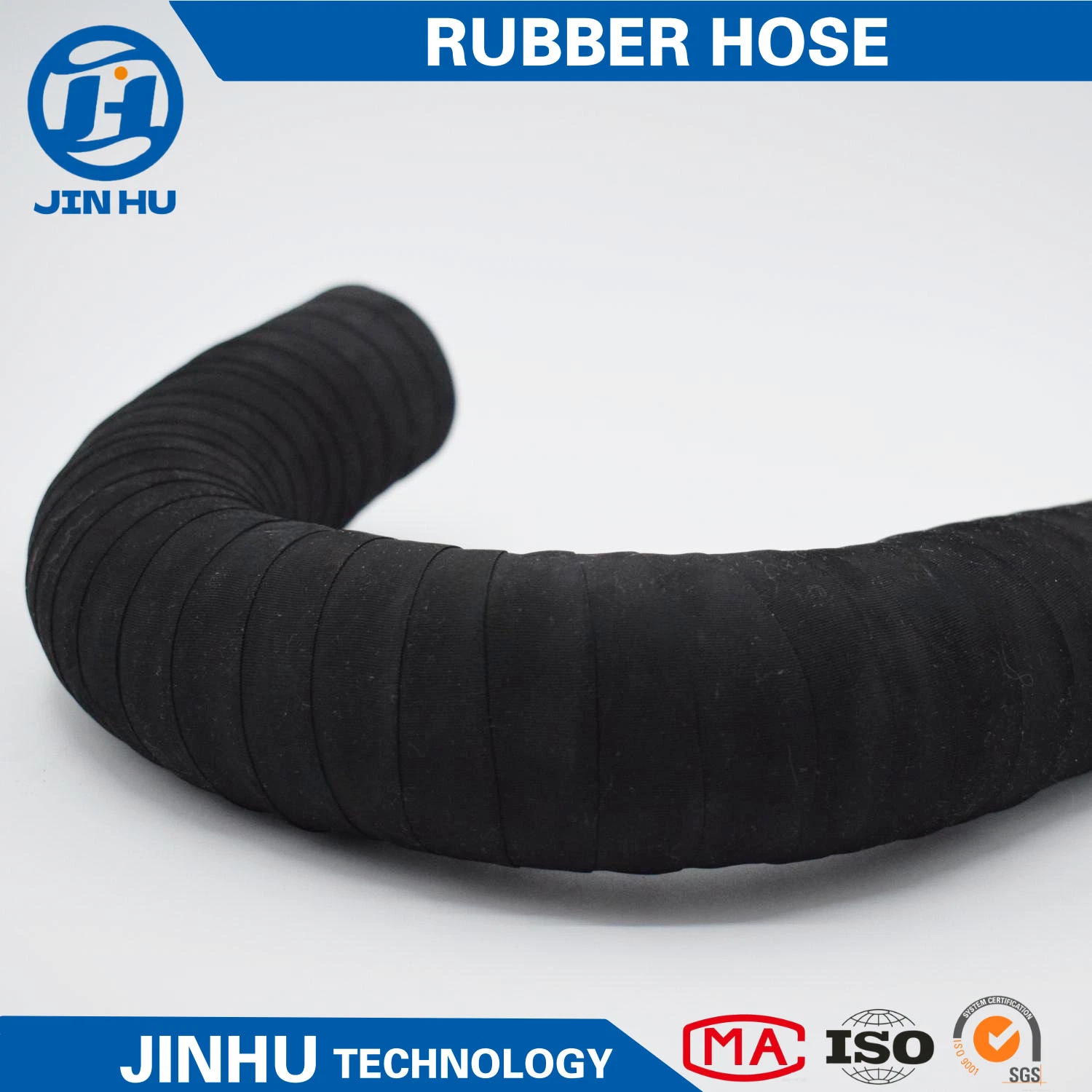 Jinhu 150psi Water Suction & Discharge Rubber Tube Hose Pipe (OEM)