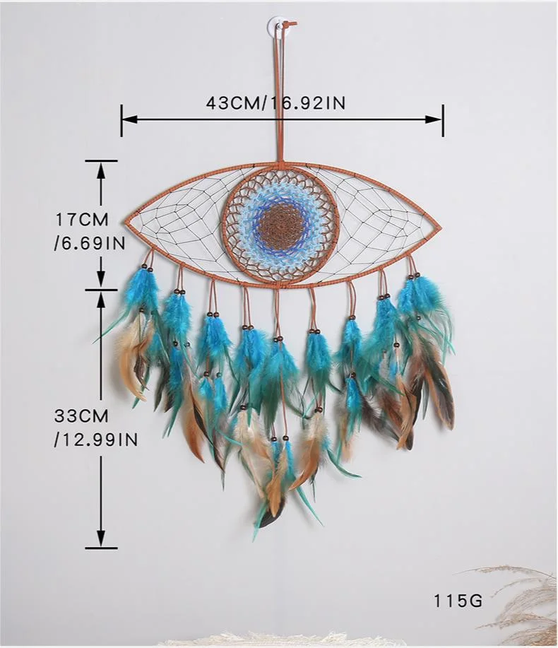 Retro Evil Eye Colorful Dream Catchers Home Decor