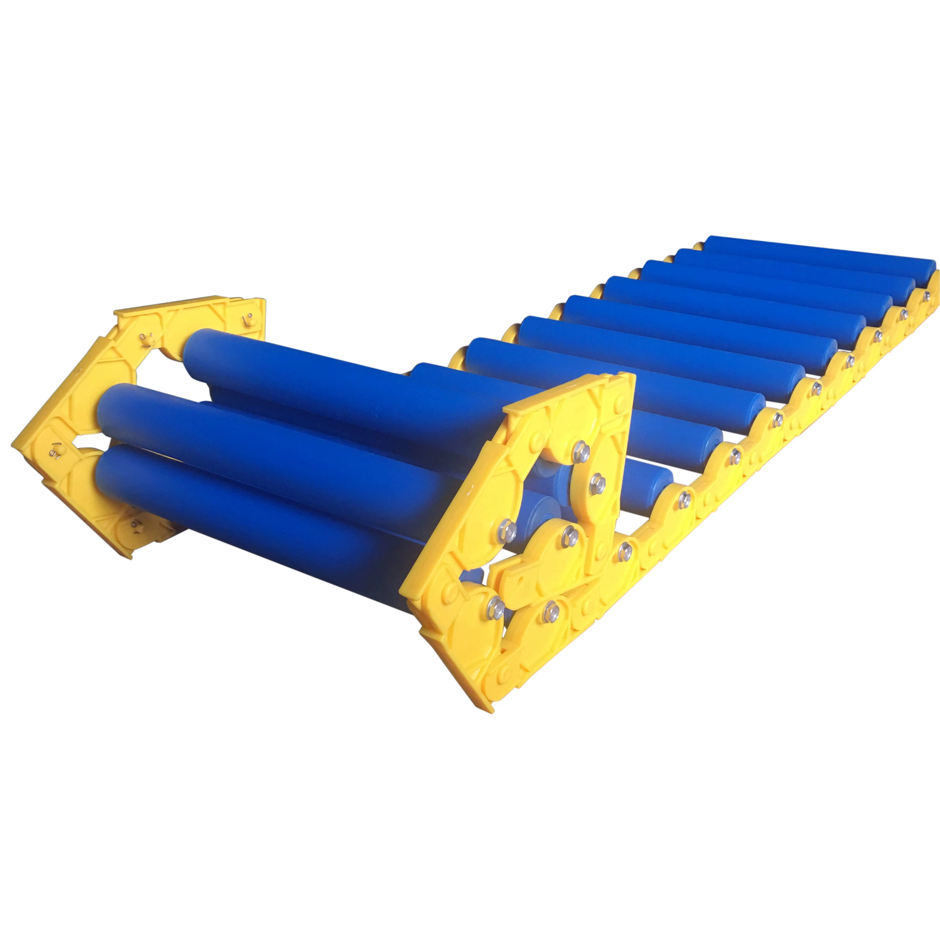 Movable Foldable Gravity Floor Roller Conveyor Carpet Conveyor Equipment for Warehouse