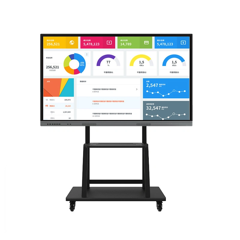 Efficient All-in-One Conference Machine with Integrated HD LCD Display Conference Management Software and Remote Collaboration