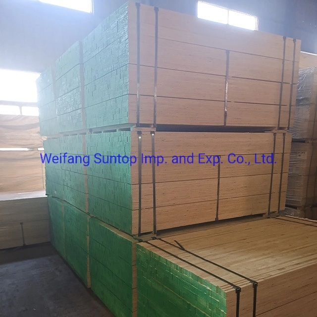 Melamine WBP Phenolic Glue Radiata Pine LVL for Furniture Construction Pallet Usage