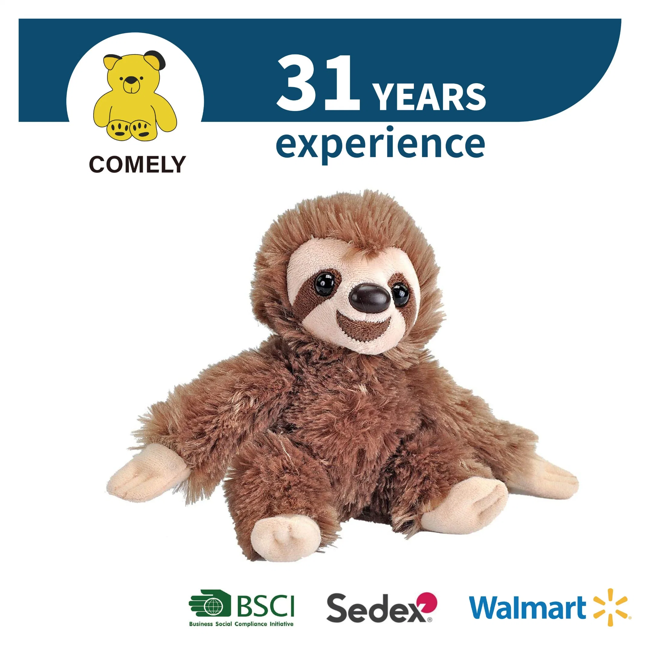 Eco realista que buscam bom preço Urso personalizado para Kid Soft Wild Animal Plush e recheadas brinquedo para acções de promoção para as crianças do bebé directamente do fabricante Factorty BSCI
