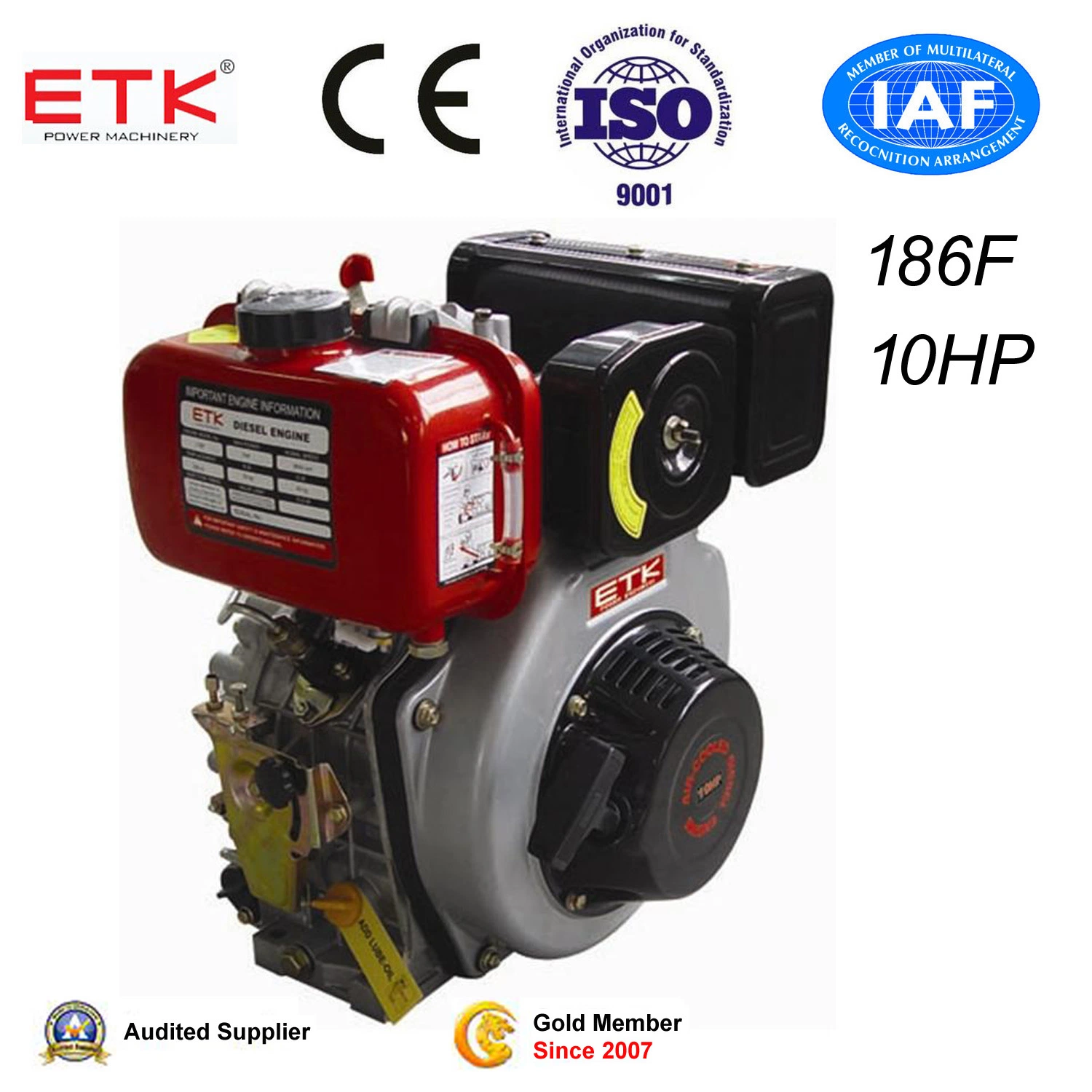 CE Approved Air-Cooled Diesel Engine