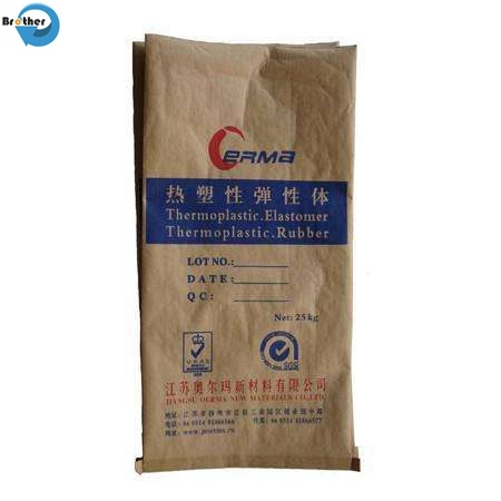 Packaging Bag Moisture-Proof Kraft Paper Kraft Paper Containing Powdery and Granular Chemical Raw Materials