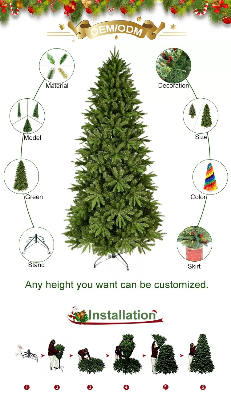 2023 New Design Christmas Party Decoration 7 Feet Christmas Tree Distribution