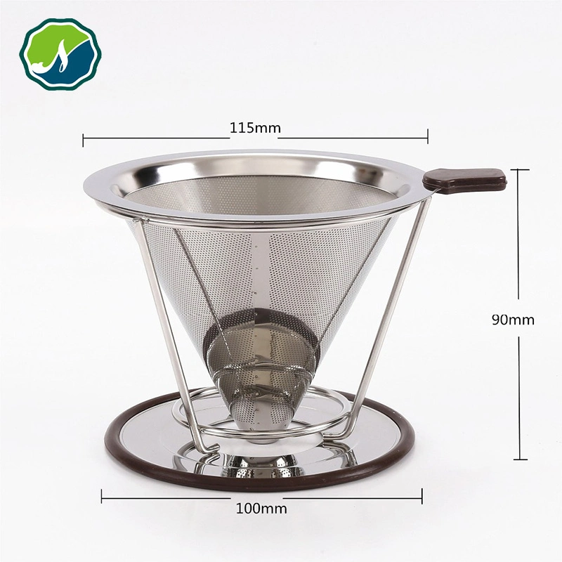 Stainless Steel Metal Wire Mesh Pour Over Reusable Coffee Filter