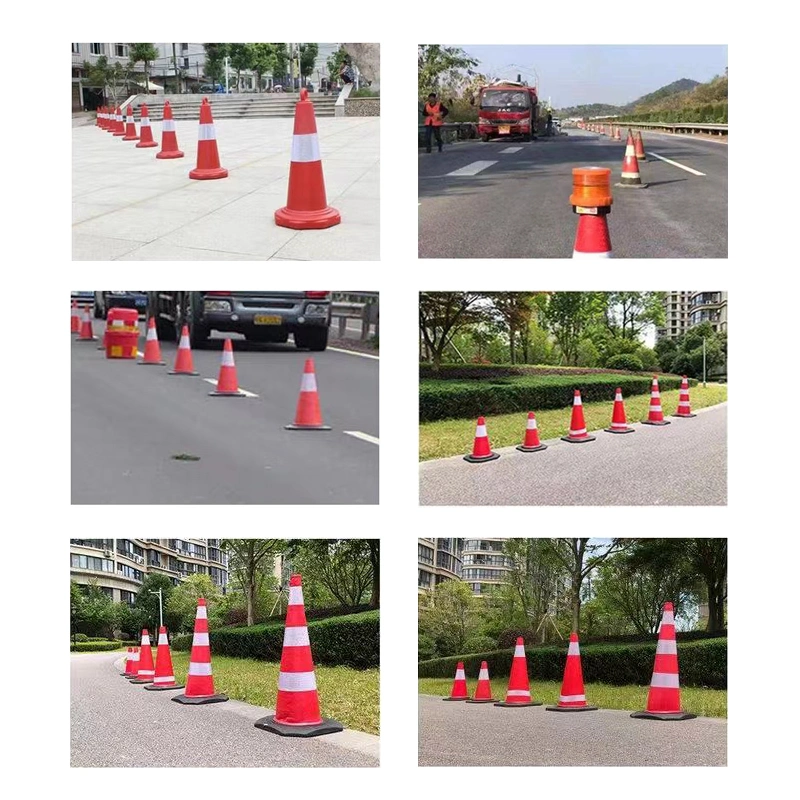 Hot Sales Customized Highly Visible EVA 90cm Road Safety Traffic Cone