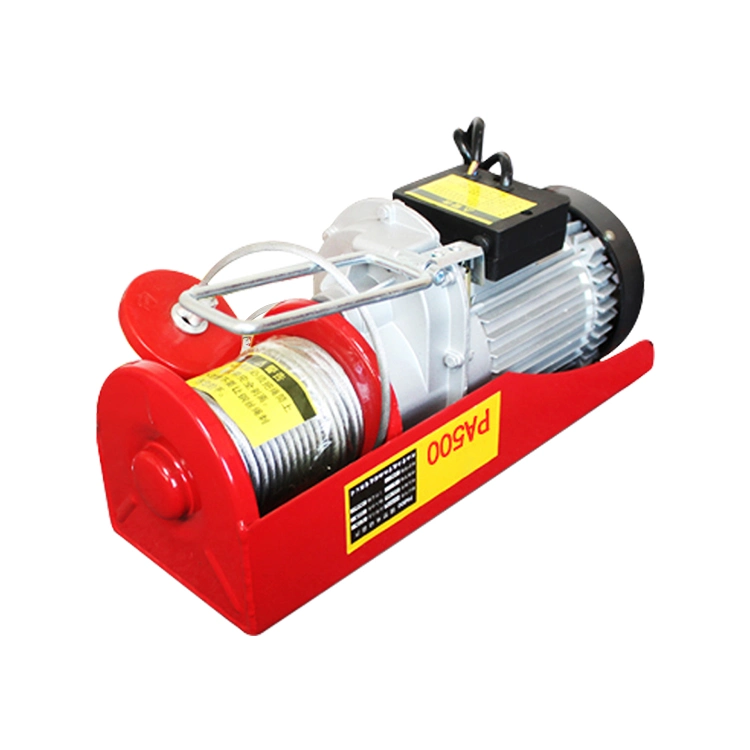 Wire Rope PA200 300 400 500 600 800 1000 1200 Kg Mini Electric Hoist 110V