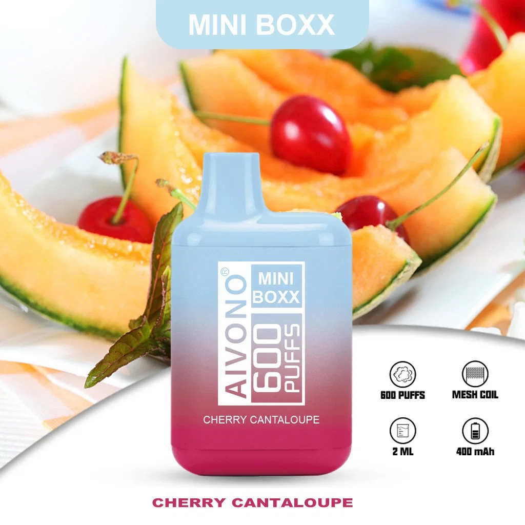 Newest Hot Selling Disposable/Chargeable Vape Box Original Aim Mini Boxx 600 Puffs Bar Fume Elf Puff Multi Flavors Wholesale/Supplier I Vape E Cigarette