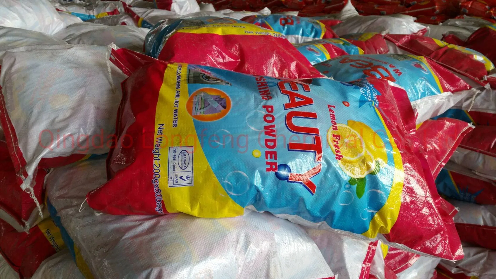 25kg Factory Blue Bulk High quality/High cost performance  Laundry Powder Detergent Powder Washing Powder