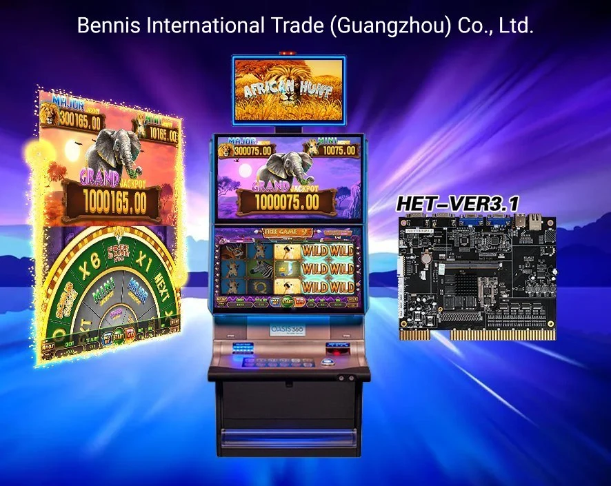 African Hunt Dual Screens Version PCB Game Board Gambling Slots Casino Machine